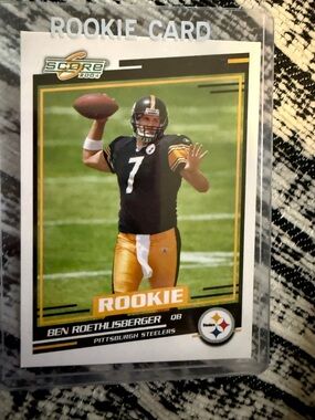 🏈 Ben Roethlisberger Rookie Card – 2004 Score #381 Pittsburgh Steelers